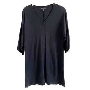 Eileen Fisher 100% Merino Wool Short Sleeve Sweater - XL
